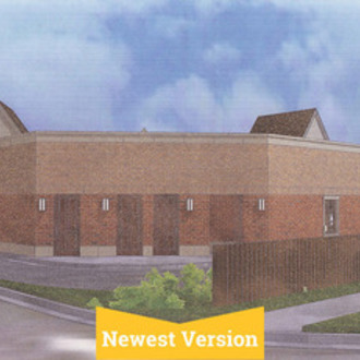 The Dunkin Donut Project: West Facing Elevation (Version 2) The Dunkin Donut Project: West Facing Elevation (Version 2)